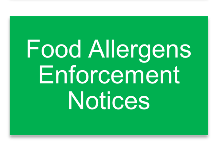 Food Allergen Notices